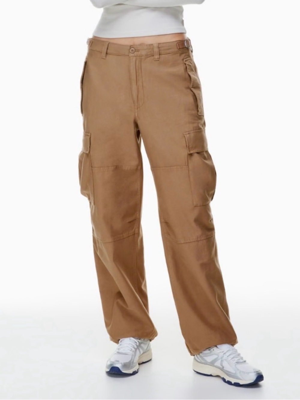 Aritzia TNA tan cargo pants